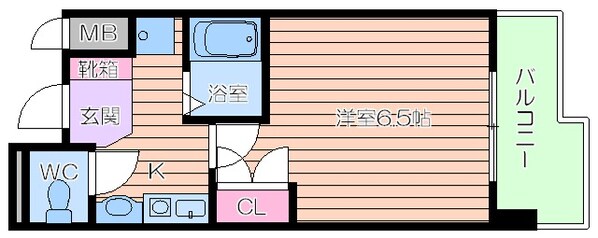 ラナップスクエア天満プライムの物件間取画像